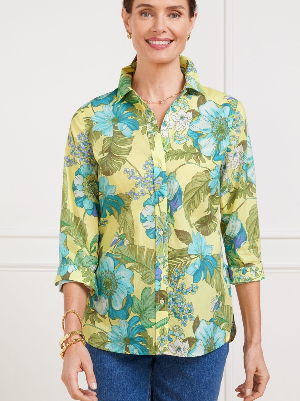 Talbots MODERN CLASSIC SHIRT - GORGEOUS BOTANICAL